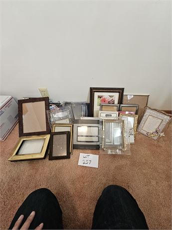 Lot Full Of Mixed Picture Frames