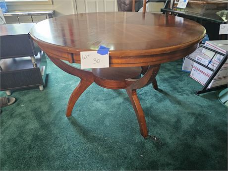 Wood Round Kitchen Table