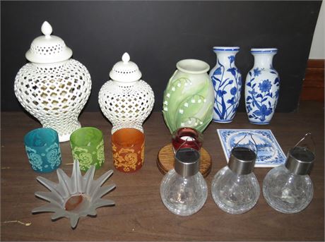 Candleholders, Vases, Decor