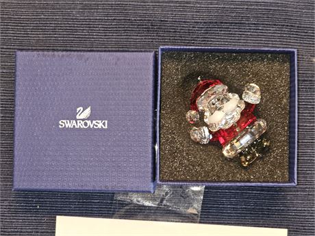 Swarovski Crystal Santa Claus Ornament - Pendant