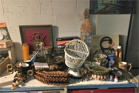 Mixed Decor- Wall Hangings/Art, Pottery, Massager, Phone & Much More