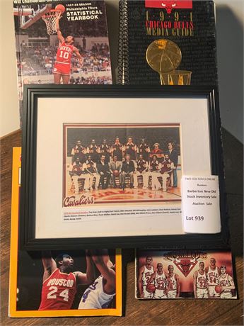 Cleveland Cavaliers, Chicago Bulls, Philadelphia 76ers Basketball Memorabilia