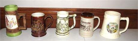 Assorted Steins