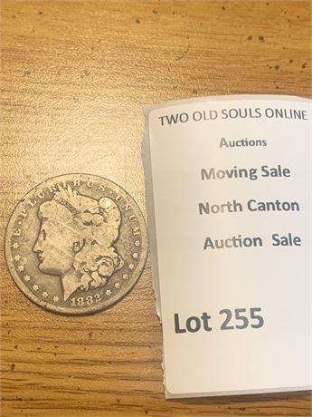 1882 Morgan Silver Dollar Mint Mark S San Fransisco