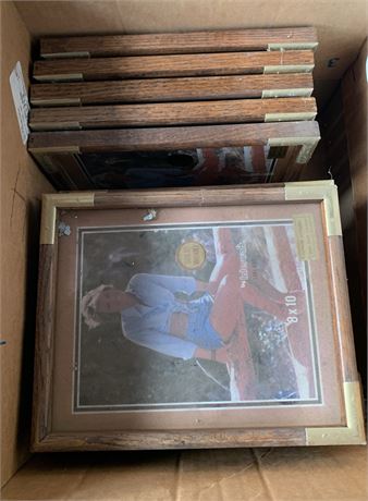 Vintage Intercraft 8 x 10, 5 x 7 Sized Wood Picture Frames & More - 1 Box