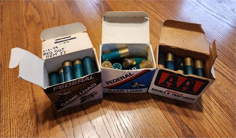 3 Boxes Mixed 12 GA. Shells