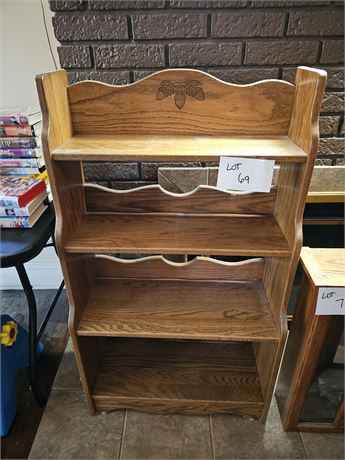 Wood Book Shelf