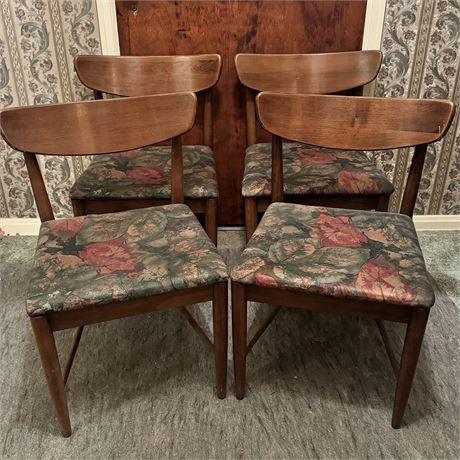 Set of 4 Mid Century Dining Chairs