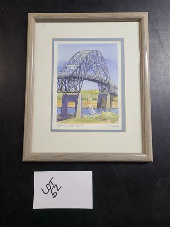 Signed NE Kennedy Sagamore Bridge Cape Cod