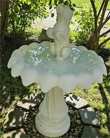 Large Concrete Bird Bath