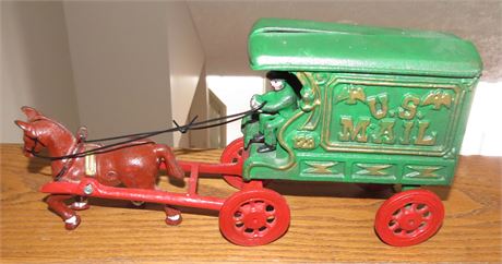 Cast Iron US Mail Toy
