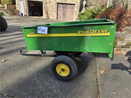 John Deere Pull Behind Lawn Cart