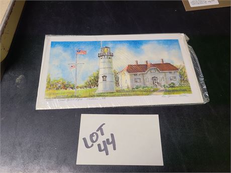 Lea Smith Signed 48/500 Coast Guard Lighthouse Print