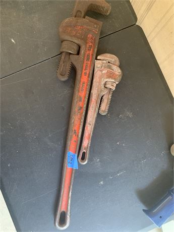 Pipe Wrench Lot of 2