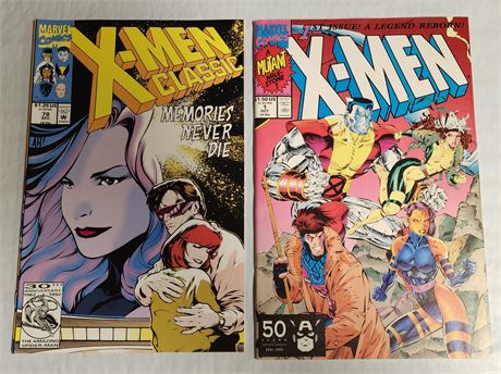 2 X-Men Comic Books