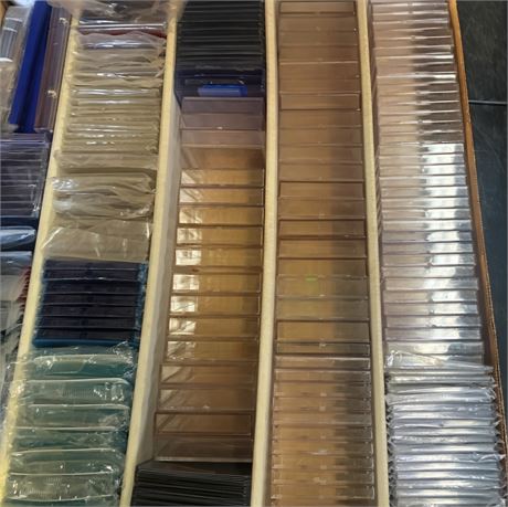 Plastic Toploader Trading Card Protector Lot