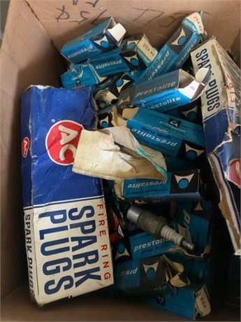 AC Fire Ring & Prestolite Spark Plug Lot