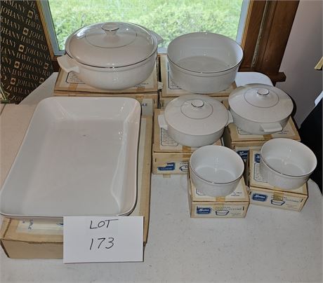 Vintage Lovelace Ovenware- Baking Dish, Casserole, Custard & More