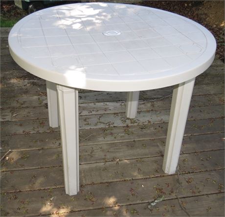 Plastic Outdoor Table