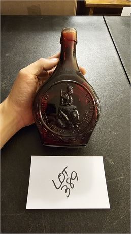 Wheaton Ruby Glass "Betsy Ross" Decanter