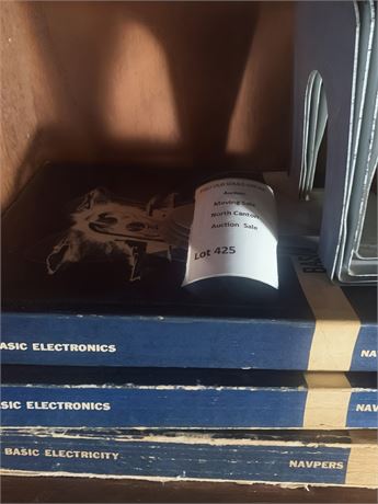 Vintage United States Navy Basic Electronics Training Manuals