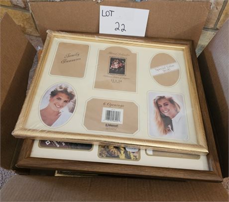 Box of Mixed Picture Frames Sizes Vary