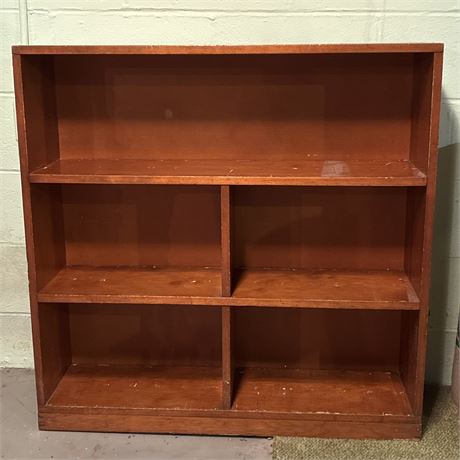 3-Tier Wooden Bookshelf - 36 x 10 x 36