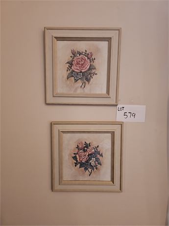 Floral Art Print Duo