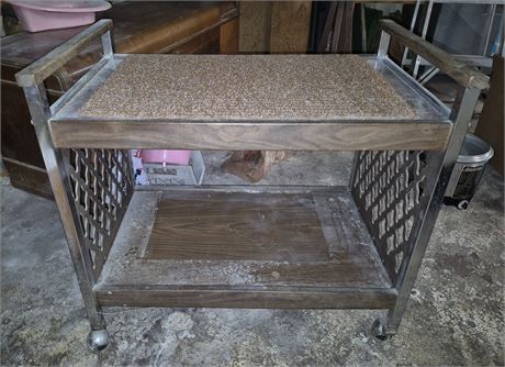 Metal Storage Cart