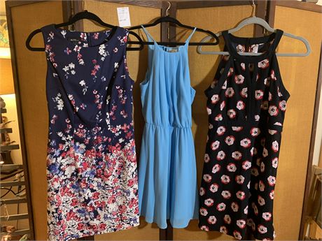 Dress Lot - Three Dressier Style Spring/Summer Event Dresses (Sizes S, 6 and 8)