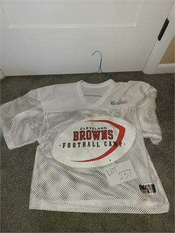 Signed Cleveland Browns Football Camp Mesh Jersey