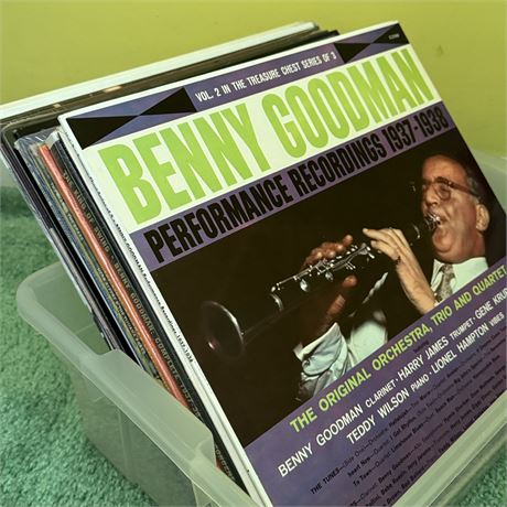 Benny Goodman, Herb Alpert, Glenn Miller Vinyl Records Lot w/ 8 Sealed