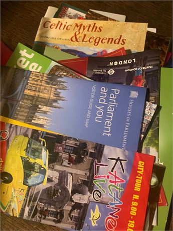 Ephemera - Travel Brochures, Maps, Pitkin Guide: Celtic Myths & Legends & More