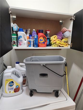 Laundry Room Cupboard Clean-Out