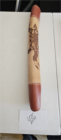 Hand Painted & Turtle Design Wood Didgeridoo
