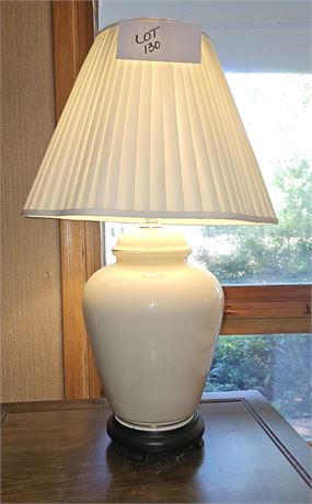 Cream Color Ceramic Lamp