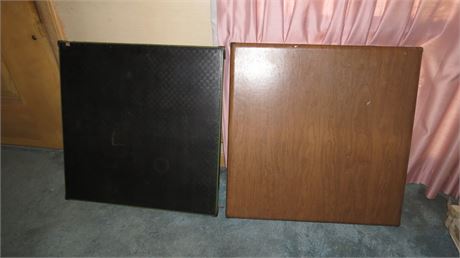 2 Folding Card Tables