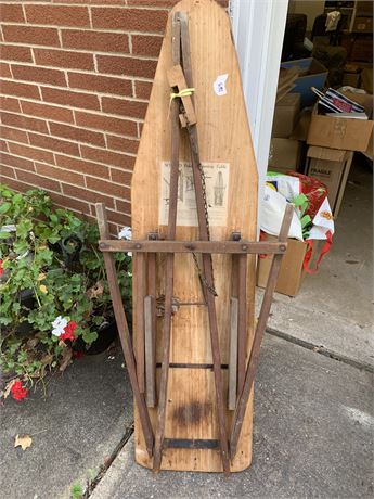 Vintage Wood Ironing Board