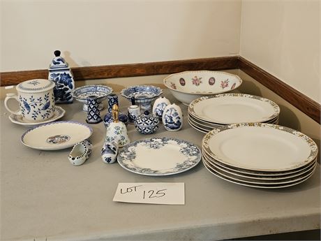 Mixed Blue/White Decor:S&P/Deifts/Furnivals/Thai & More