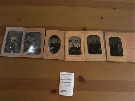 Antique Tintype Photograph Lot