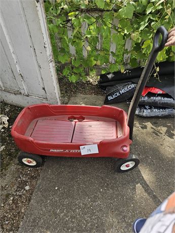 Kids Radio Flyer 2 Seat Wagon