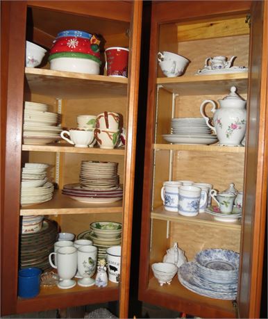 Cabinet Cleanout: Dishes, China, Etc