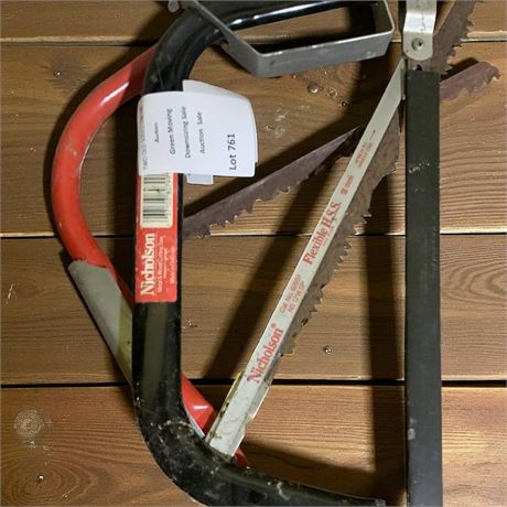 Pruning Saw & Splitting Wedges Lot