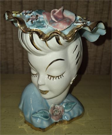 Vintage Glamour Girl Vase
