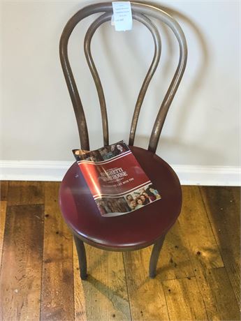 Thonet-Style Bentwood Upholstered Chair & SW Menu