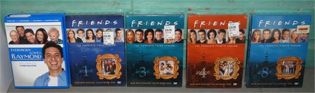 Everybody Loves Raymond 3rd Season, Friends 1,3,4,8 Seasons