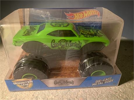 2017 Hot Wheels Monster Jam Gas Monkey Garage Die-cast Metal Truck