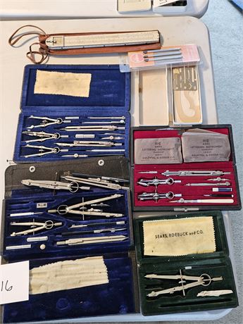 Drafting Tools:Keuffel & Esser Co./Sears/Germany & More