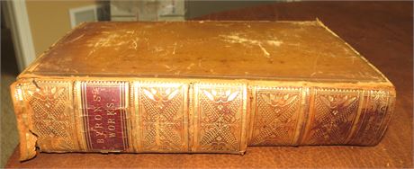 Antique Book: The Complete Poetic Works Of Lord Byron