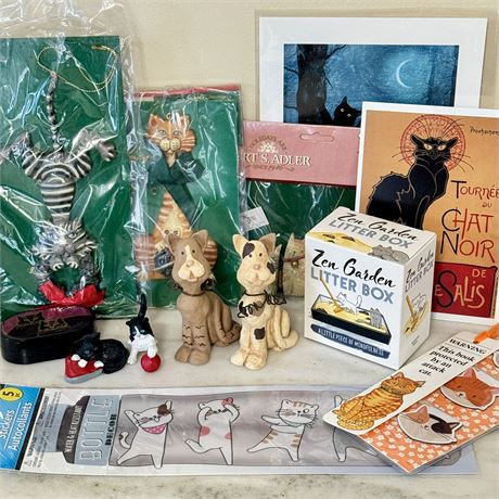 Cat Collectibles - Kurt Adler Ornaments, Figurines and More